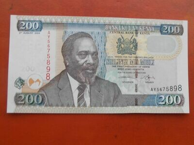 Kenya 200 Shillings - 2004