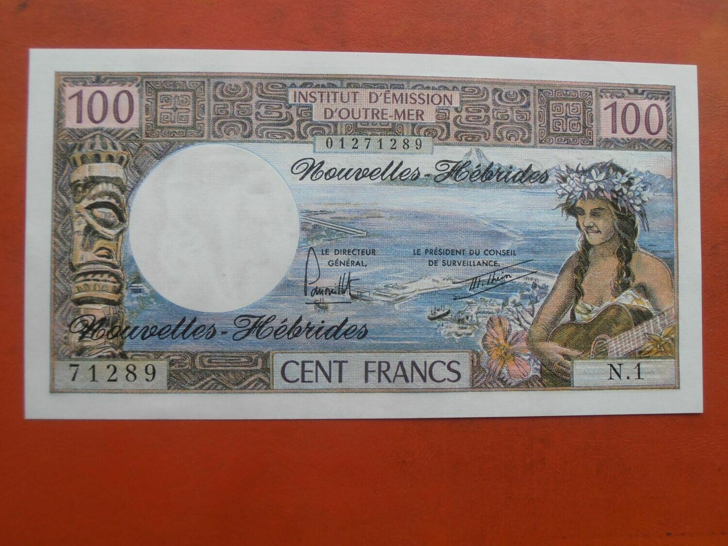New Hebrides 100 Francs - 1977