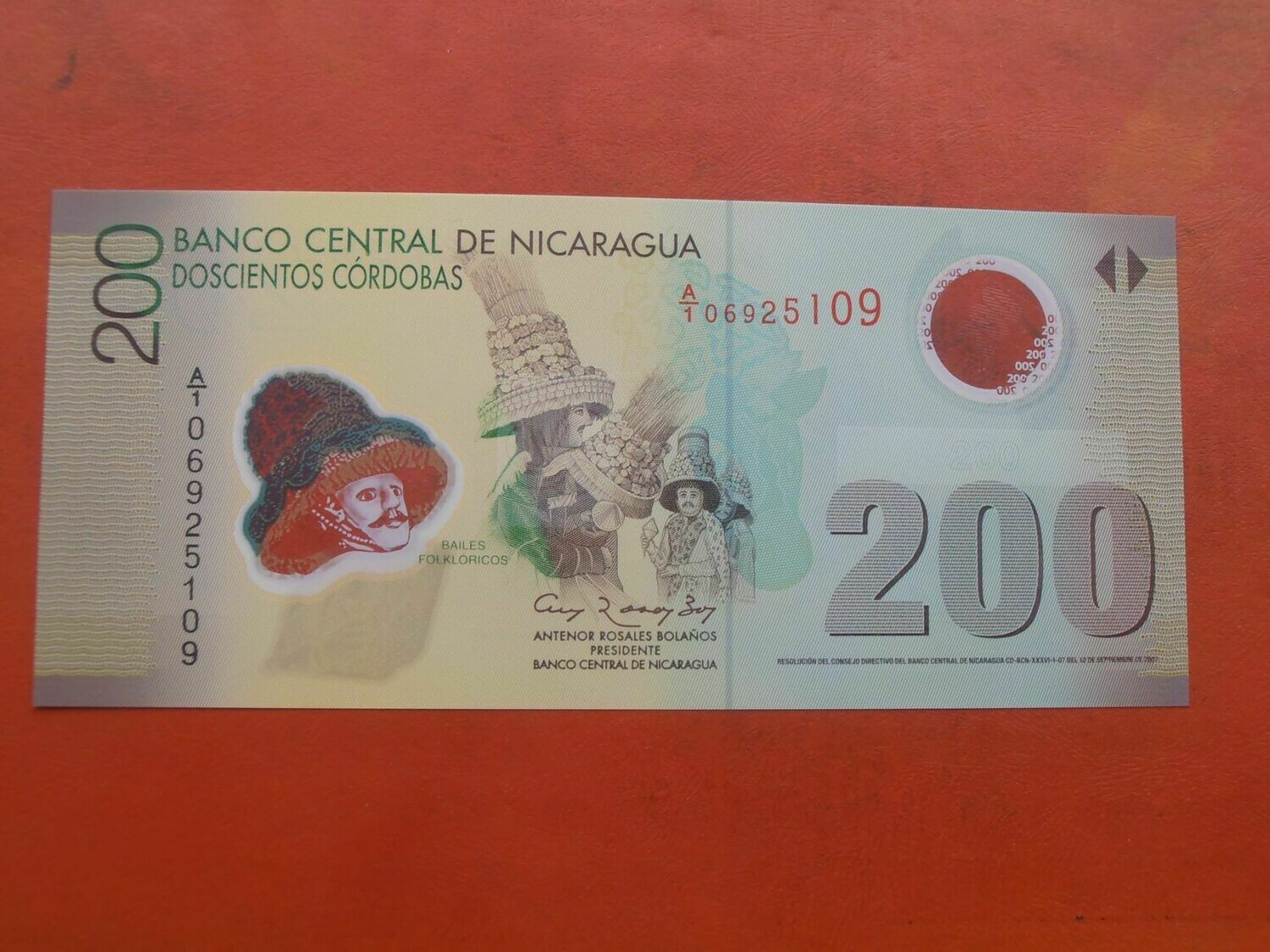 Nicaragua 200 Cordobas - 2007