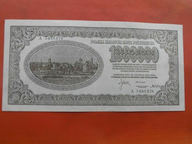 Poland 1000000 Marek - 1923 Scarce