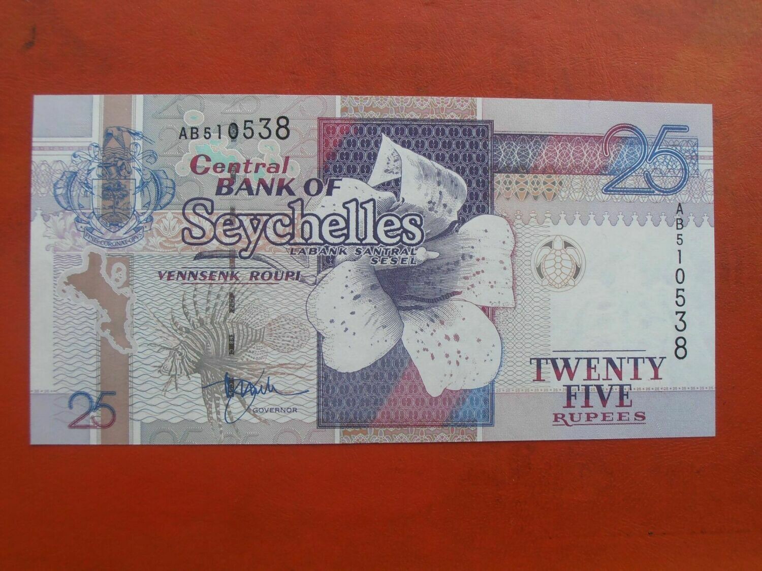 Seychelles 25 Rupees - 1998