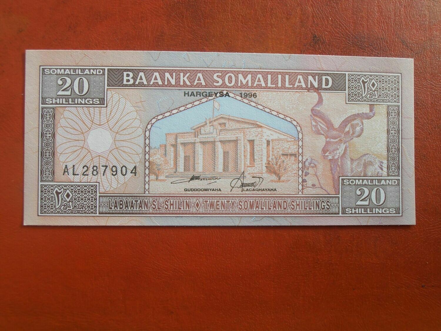 Somaliland 20 Shillings - 1996