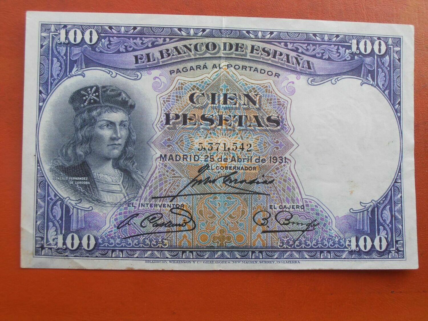 Spain 100 Pesetas - 1931