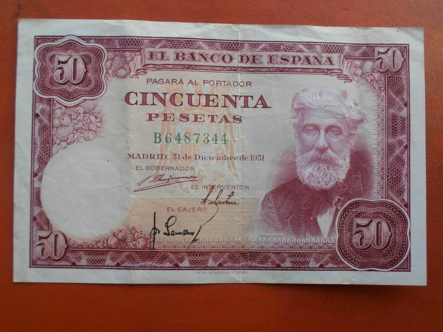 Spain 50 Pesetas - 1951