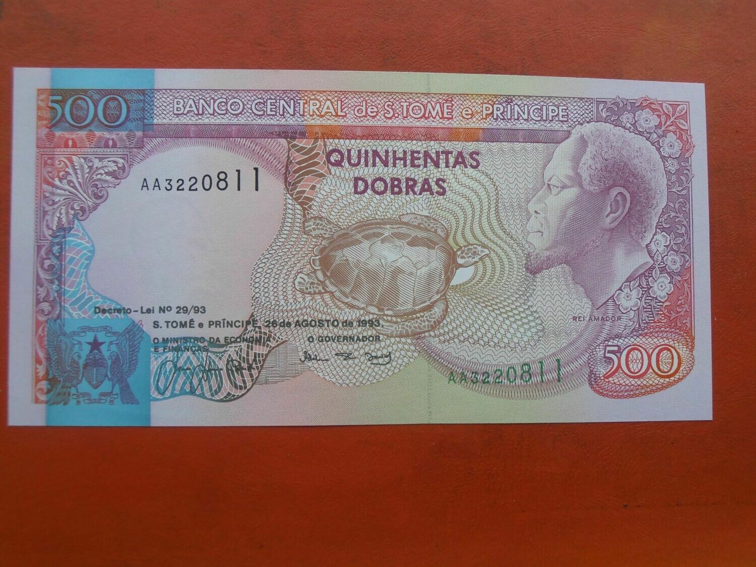 St Thomas & Prince 500 Dobras - 1993