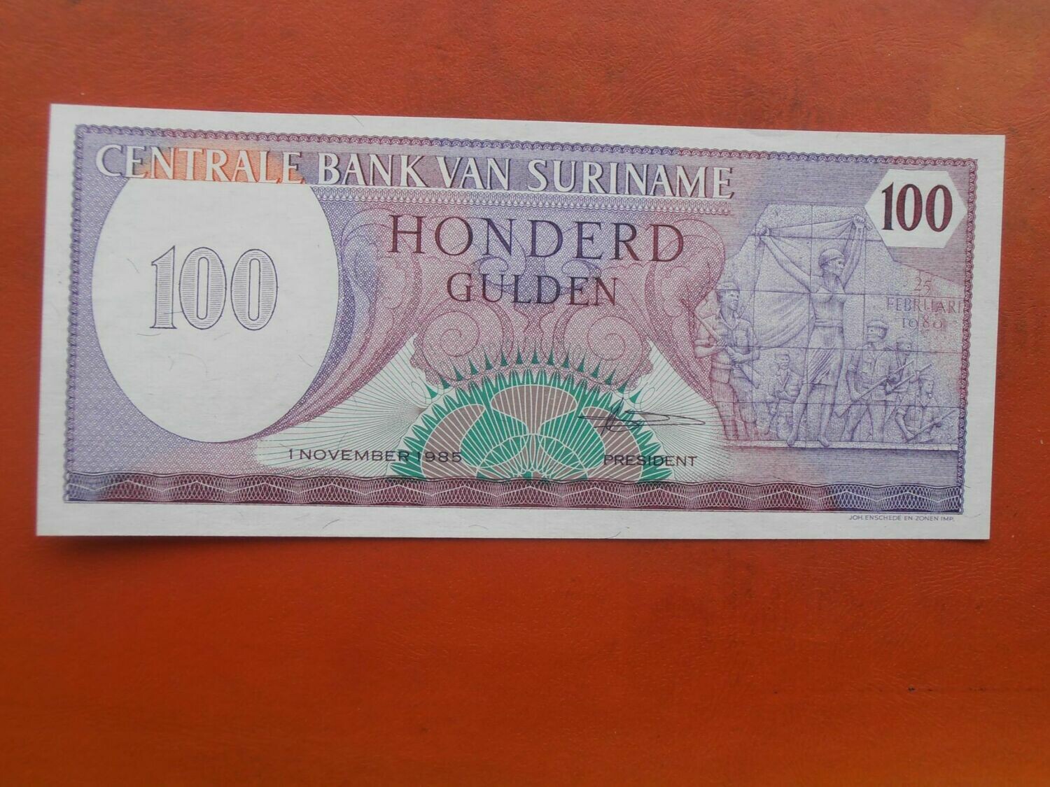 Suriname 100 Gulden - 1985