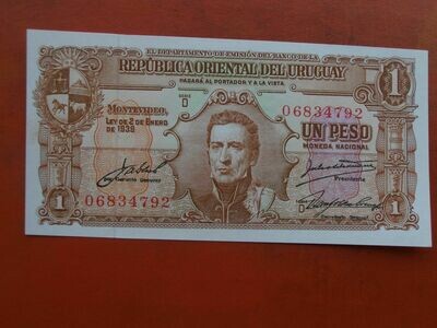 Uruguay 1 Peso - L1939