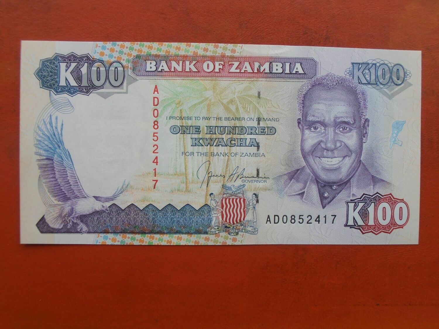 Zambia 100 Kwacha - 1991