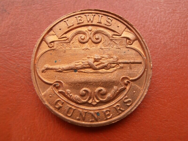 World War 1 Lewis Gun Marksmen Ship Token