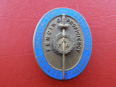 Amateur Fencing Association Bronze Standard Badge