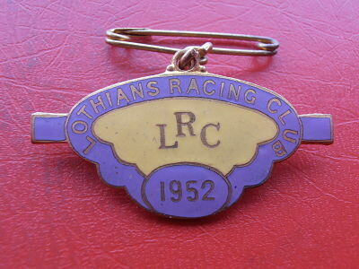 Lothians Racing Club - 1952 Very Scarce