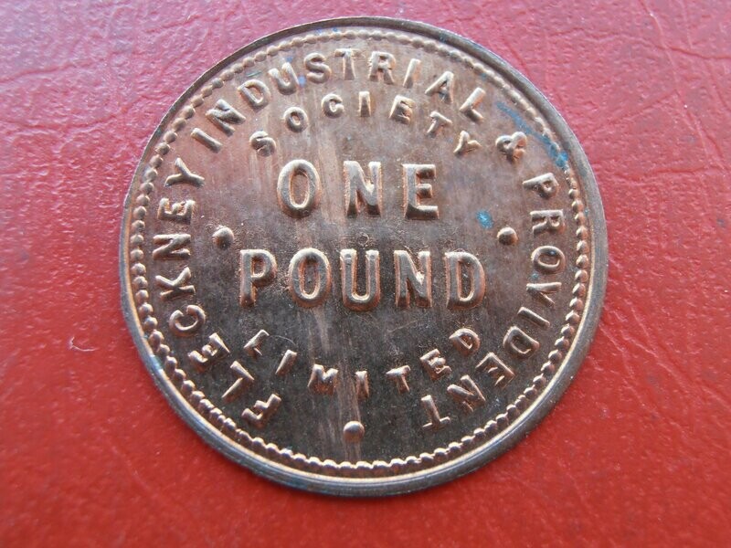 Fleckney Industrial & Provident £1 Token