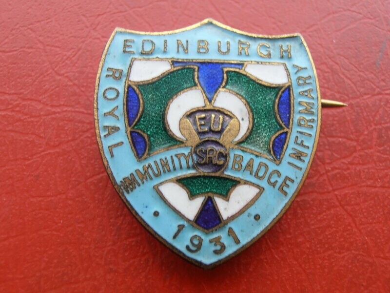 Edinburgh Royal Infirmary Immunity Badge  -  1931