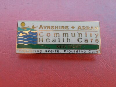Ayrshire & Arran Community Health Care Badge