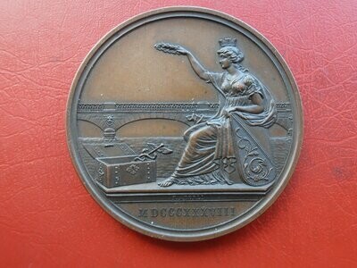 Swiss Cantons Zurich Medal - 1838