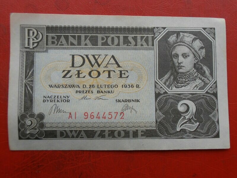 Poland 2 Zlote  -  1936