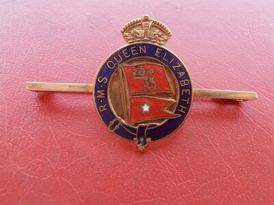 RMS Queen Elizabeth Badge