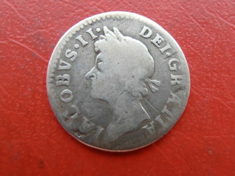1686  -  Maundy Fourpence Scarce