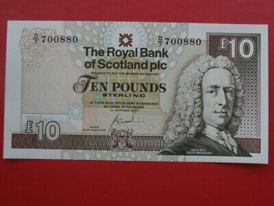 Royal Bank of Scotland £10 - 2001