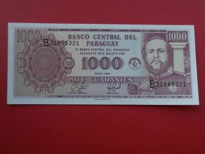 Paraguay 1000 Guaranies - 1998