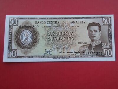 Paraguay 50 Guaranies - L1952