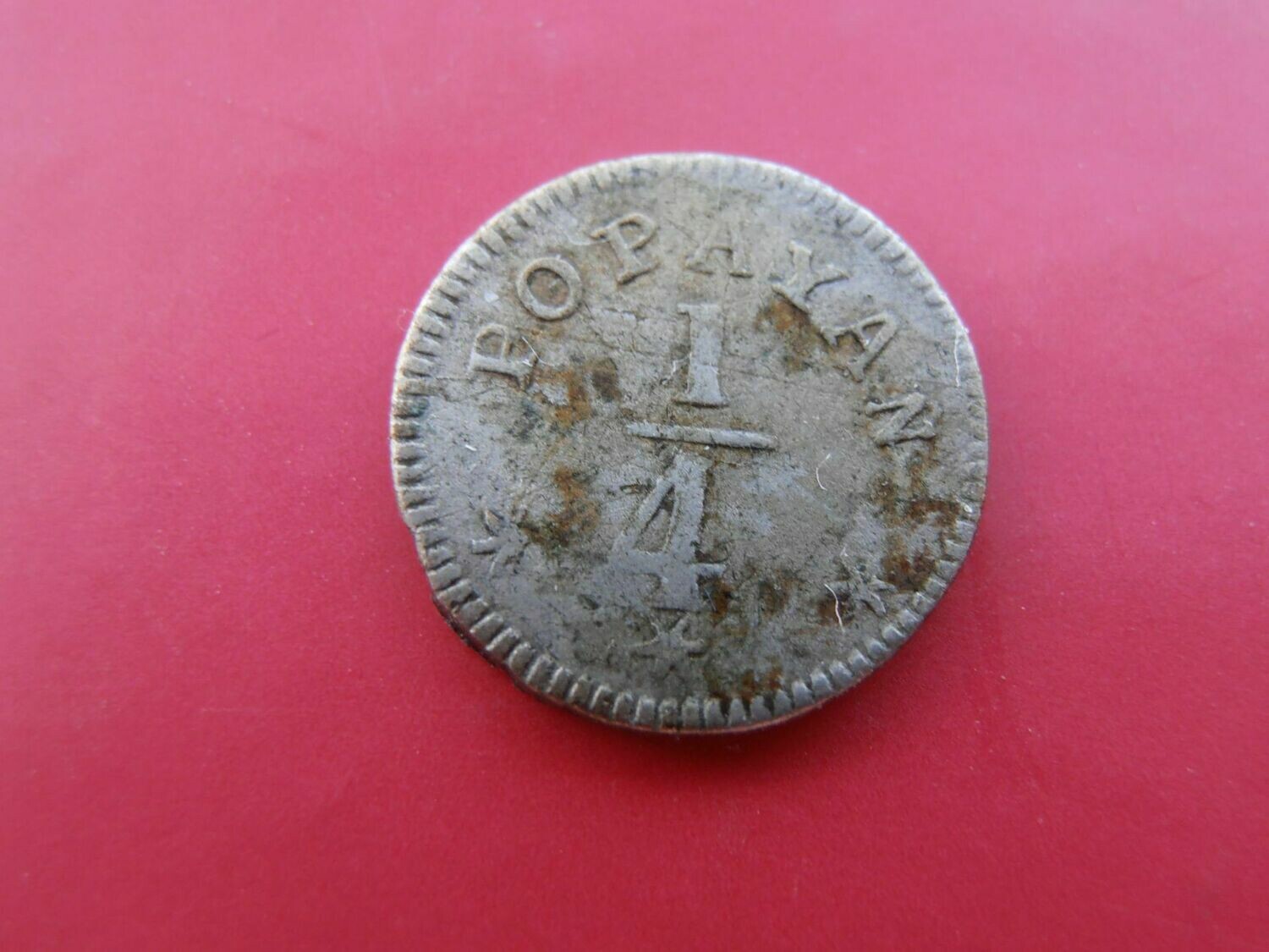 Colombia Quarter Real  -  1851