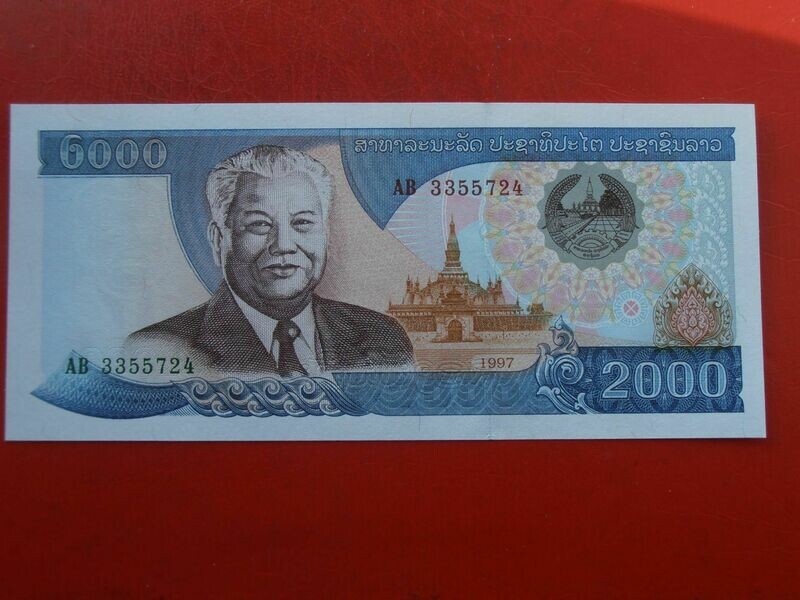 Laos 2000 Kip  -  1997