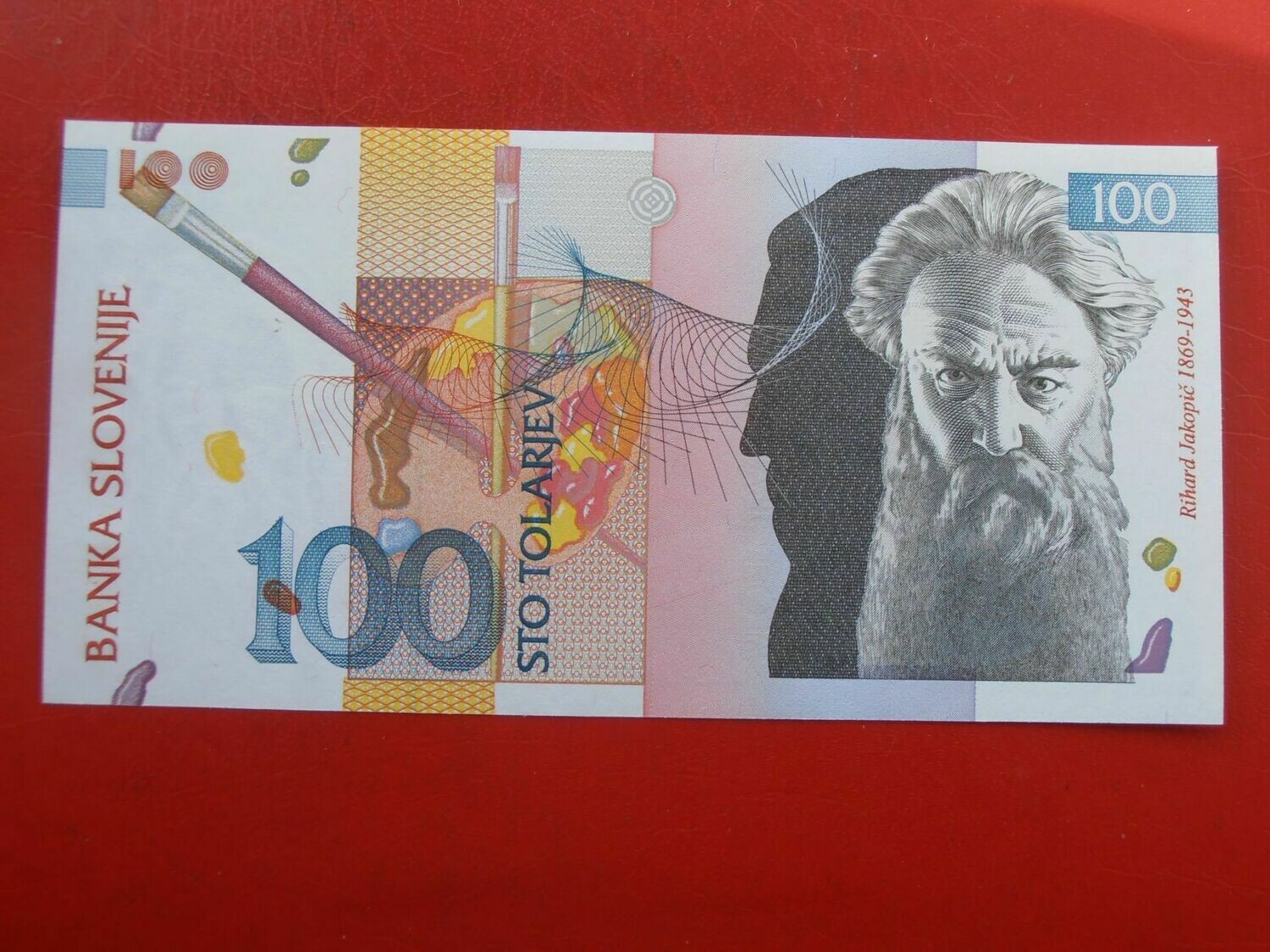 Slovenia 100 Tolarjev  -  1992