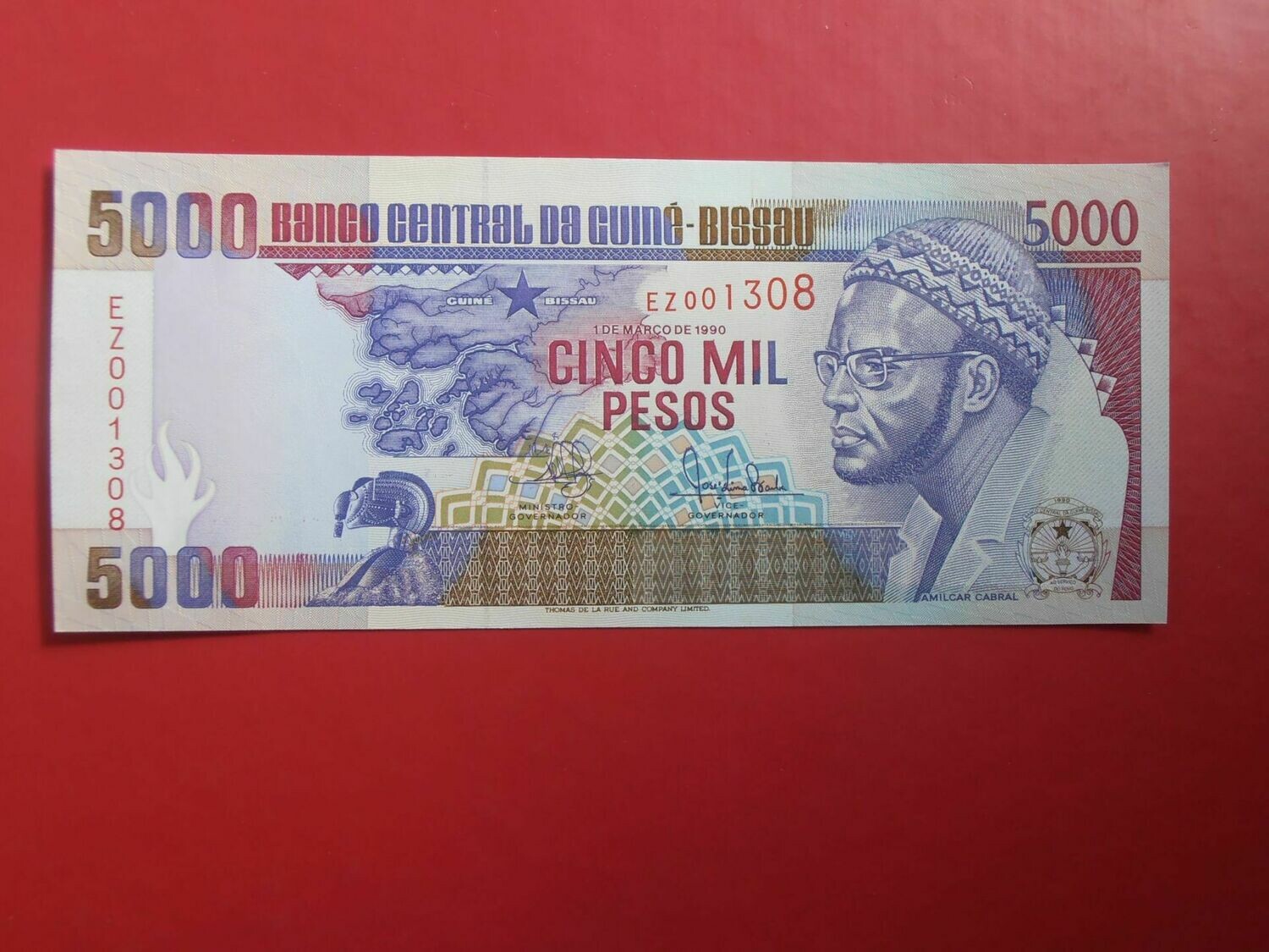 Guinea-Bissau 5000 Pesos  -  1990