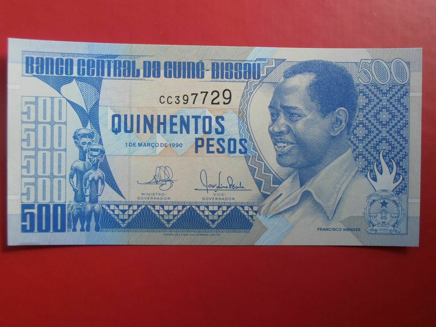 Guinea-Bissau 500 Pesos  -  1990
