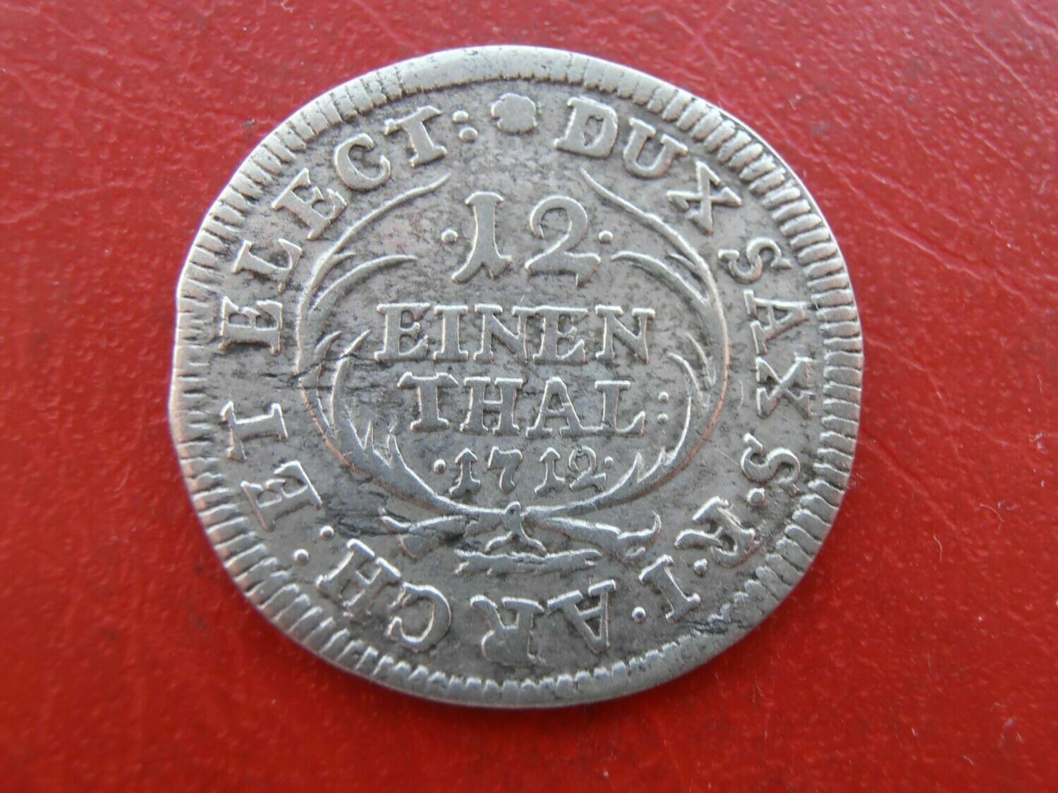 Saxony 1/12 Thaler  -  1712