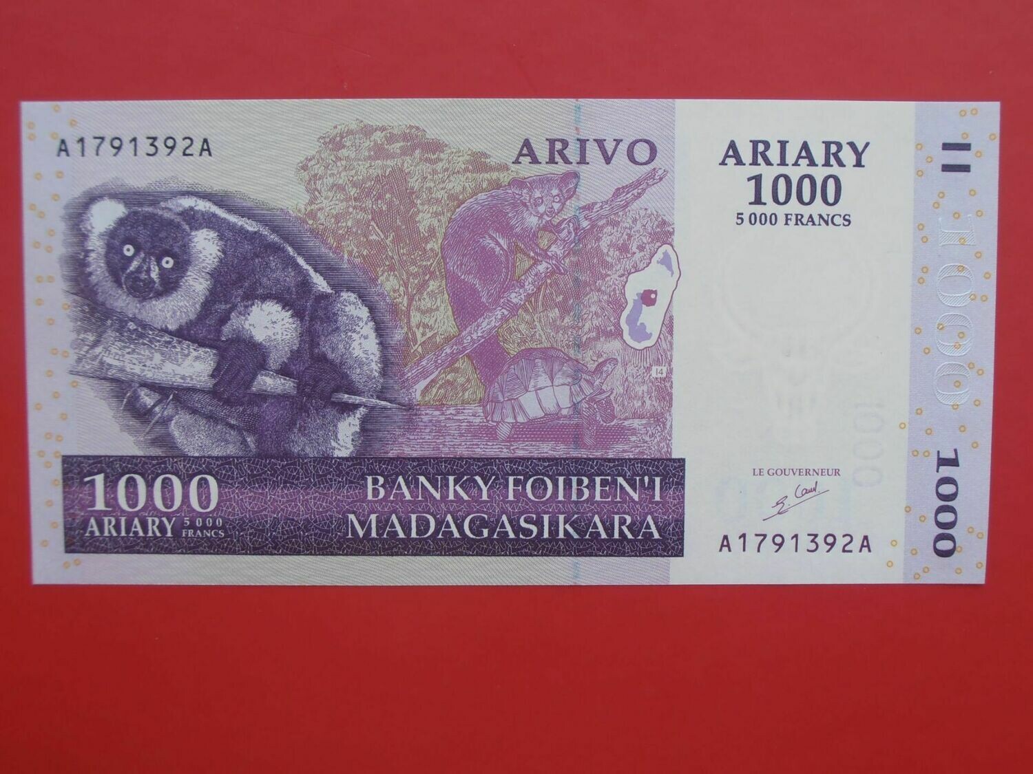 Madagascar 1000 Ariary  -  2004