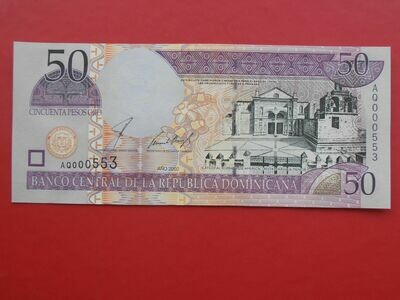 Dominican Republic 50 Pesos - 2002