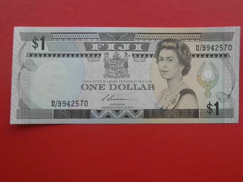 Fiji 1 Dollar  -  1987-88