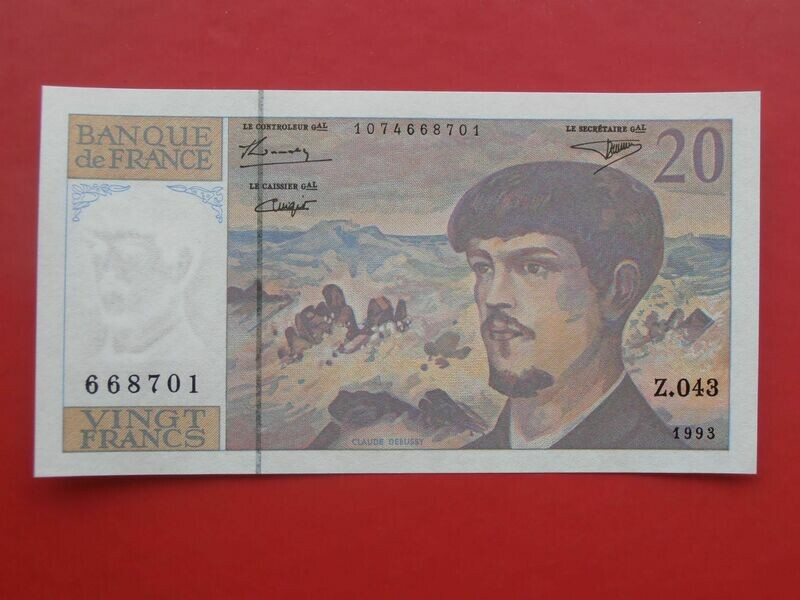 France 20 Francs  -  1993