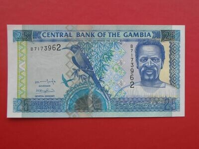 Gambia 25 Dalasis - 2001 (P22a)