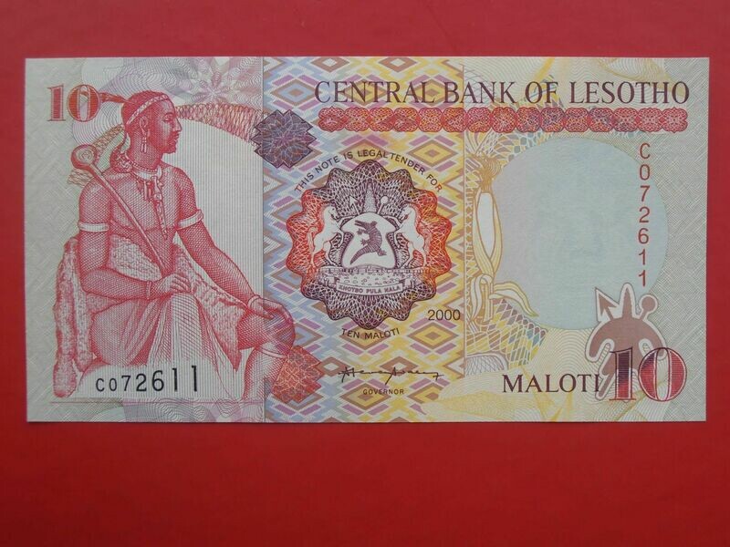 Lesotho 10 Maloti  -  2000