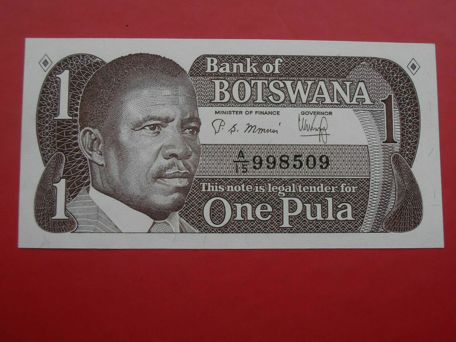 Botswana 1 Pula  -  1982
