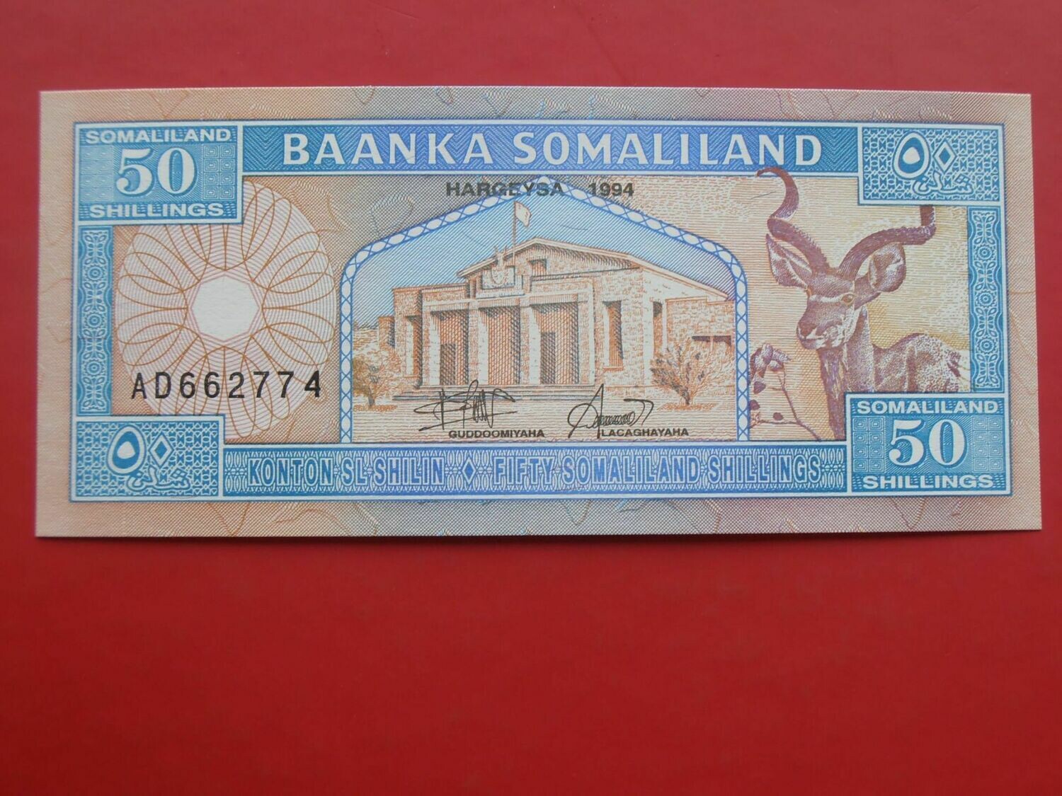Somaliland 50 Shillings  -  1994