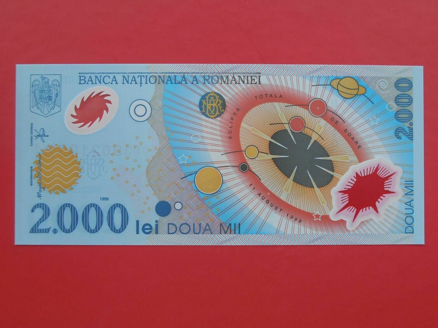 Romania 2000 Lei  -  1999  (Polymer)