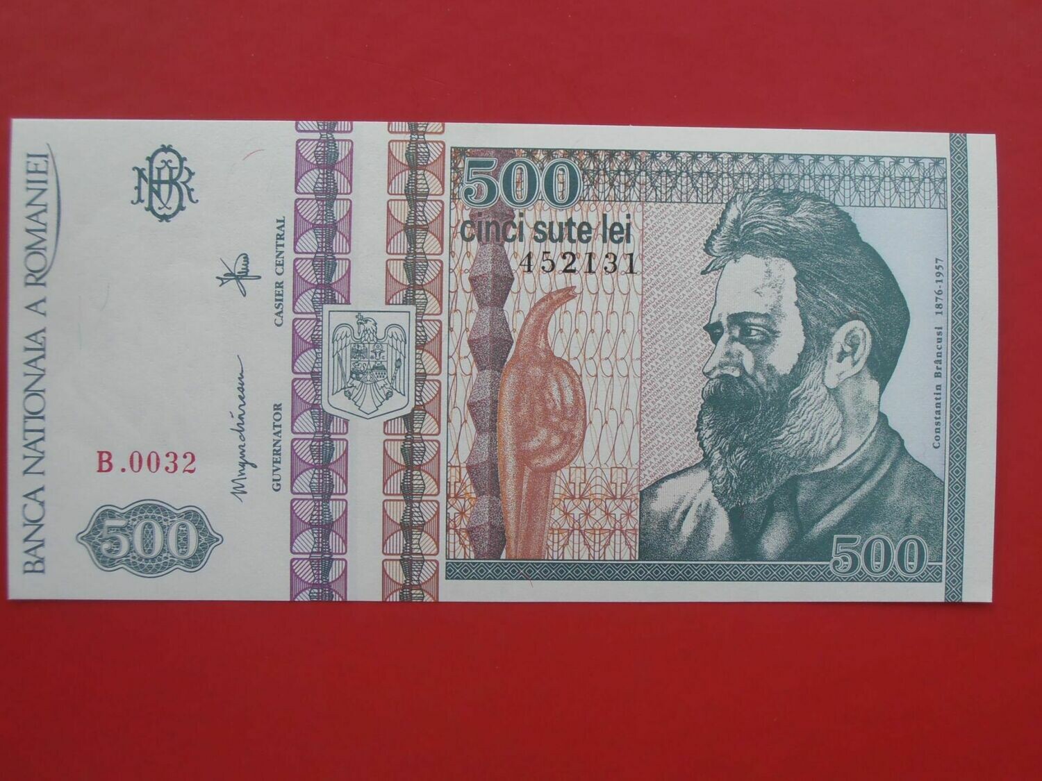Romania 500 Lei  -  1992