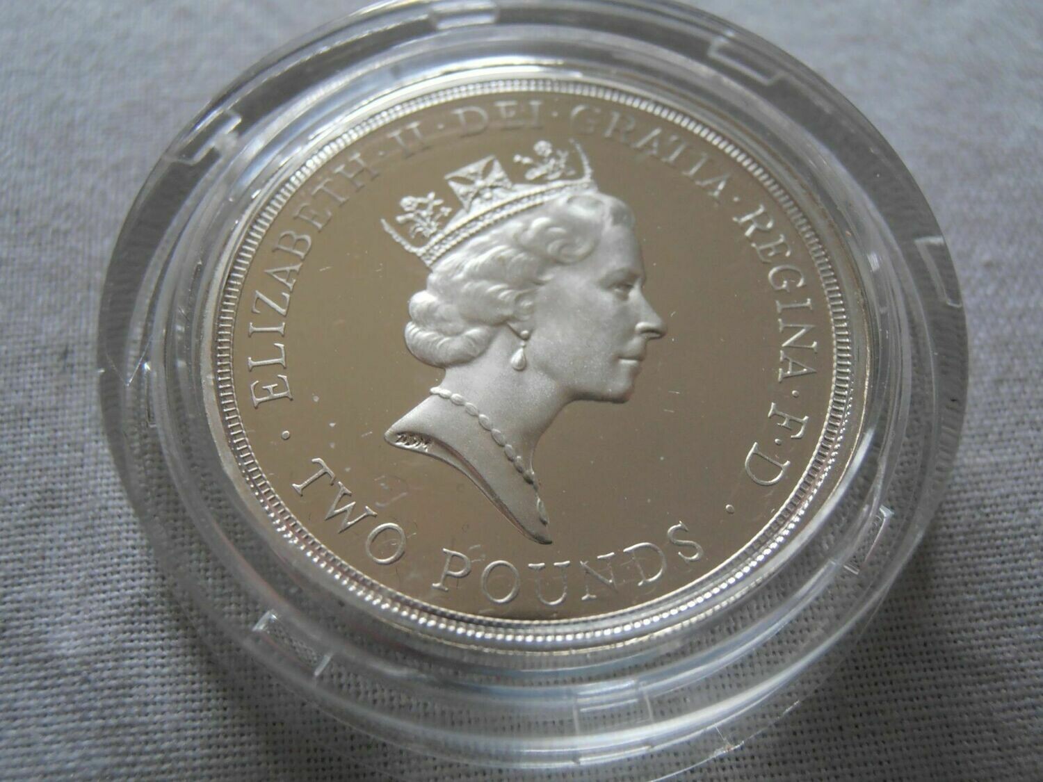 Commonwealth Games Silver Proof £2  -  1986 MRPD1