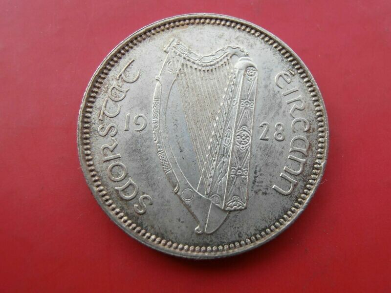 Ireland Shilling  -  1928  (Proof)  SCARCE
