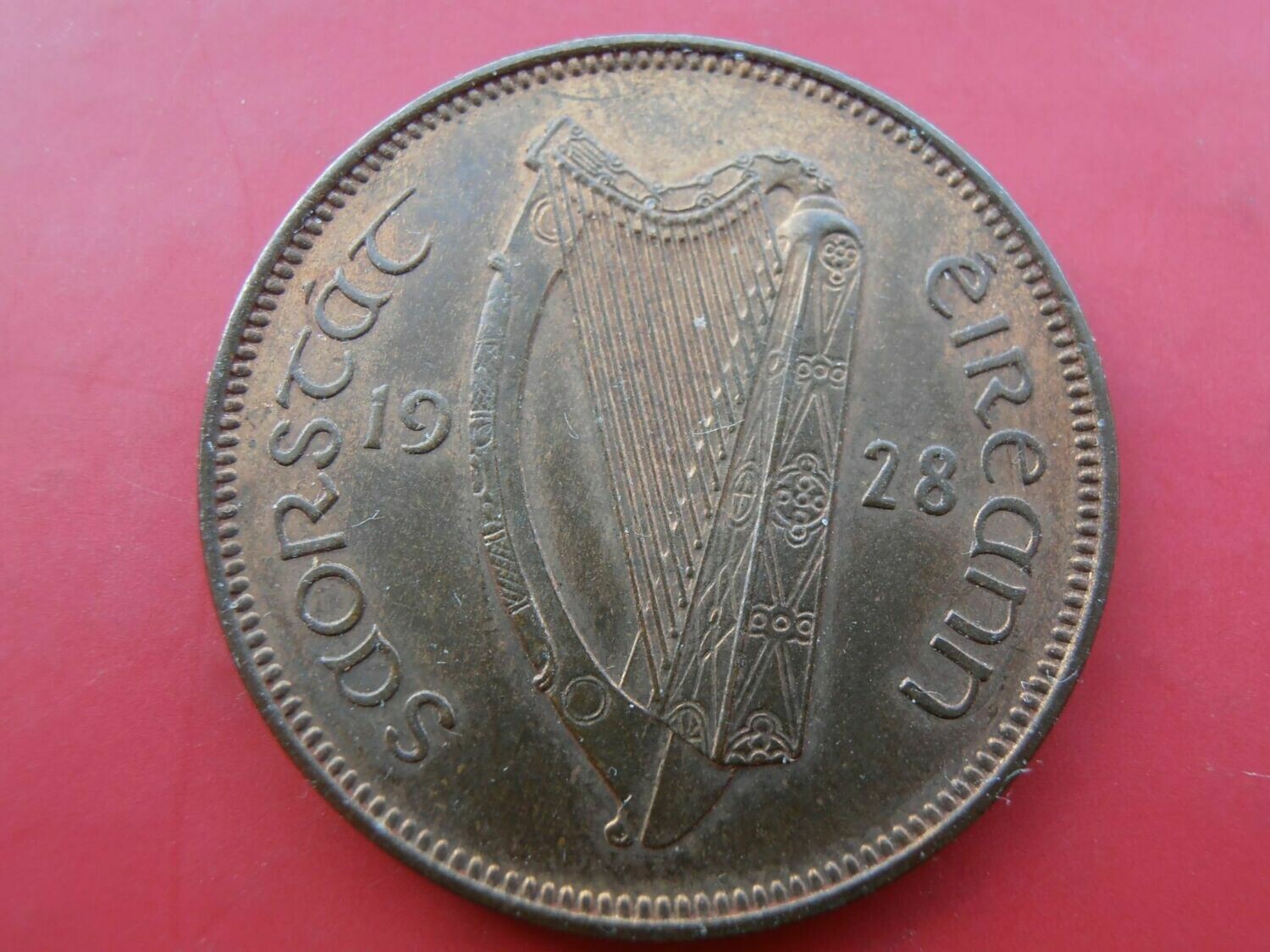 Ireland Halfpenny  -  1928  (Proof)  SCARCE