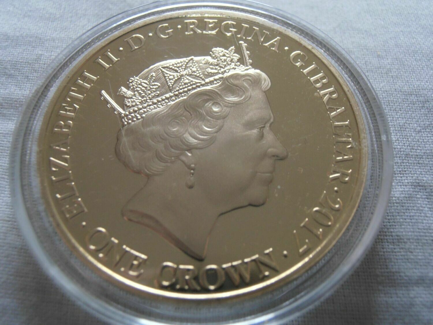 Gibraltar 1 Crown  -  2017