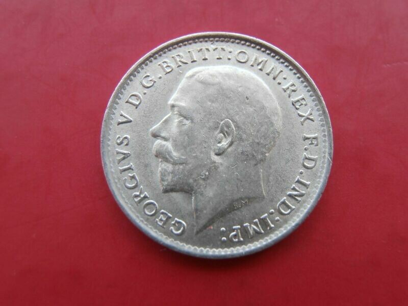 1919 Silver Threepence