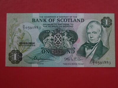 Bank of Scotland £1 - 1979