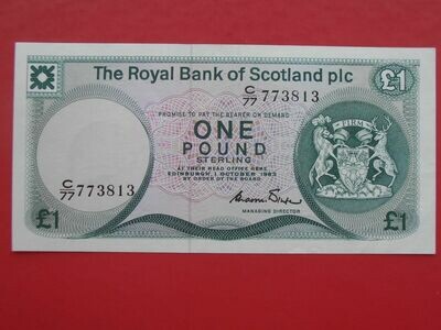 Royal Bank of Scotland £1 - 1983