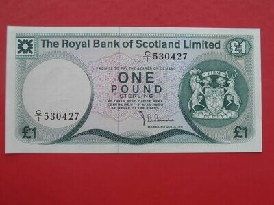Royal Bank of Scotland £1 - 1980