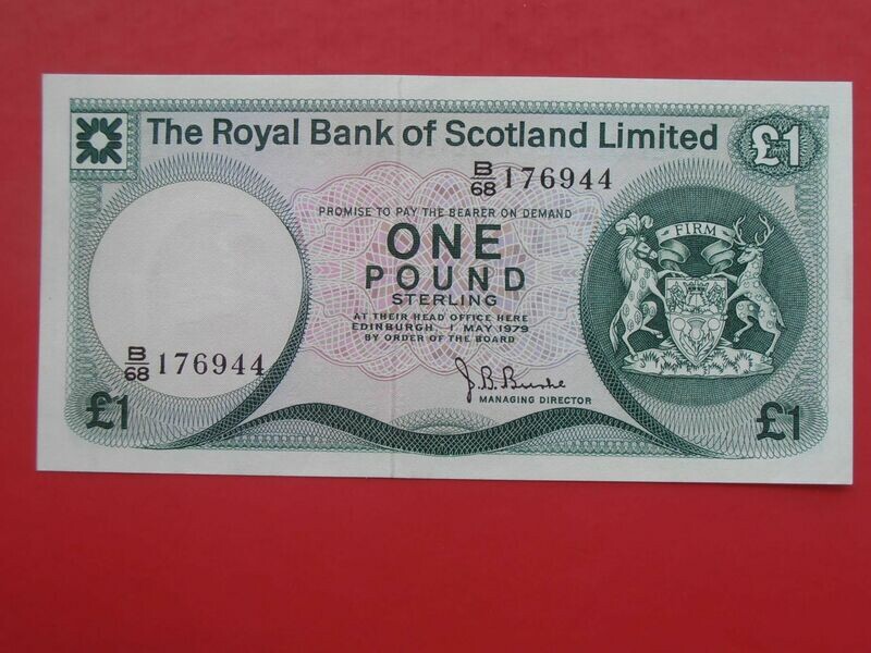 Royal Bank of Scotland £1  -  1979